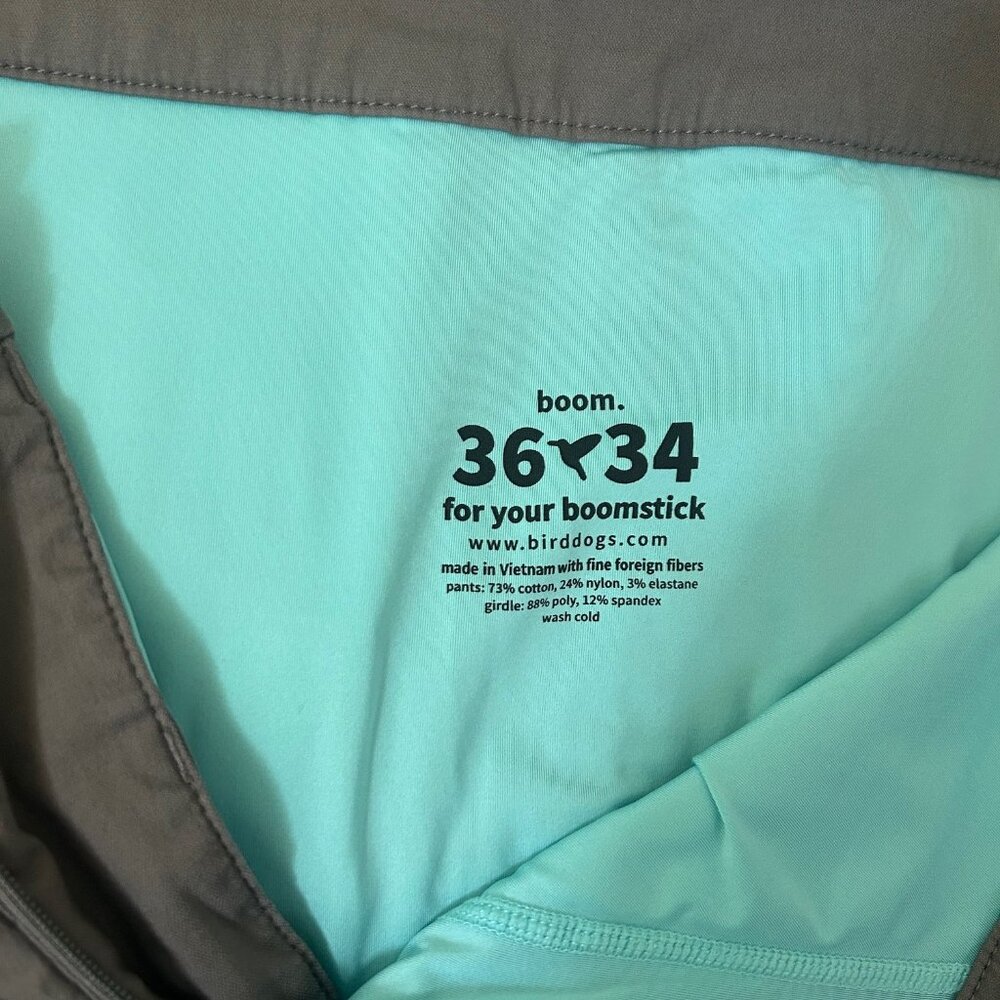 Birddogs Gray Stretch Khakis 36 x 34